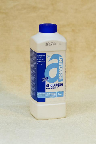 Дезинфектант "Анавидин-комплит" - 1,2 л (дезинфицирующее средство для мытья пола и других рабочих поверхностей, мыльный раствор) под заказ